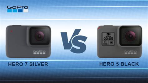 GoPro Hero 7 Silver Vs Hero 5 Black - Which One You Should Prefer - Gizbot News