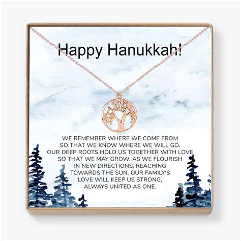 Hanukkah Gift Necklace: Chanukah Gift, Jewish Gift, Gift Idea for Her ...