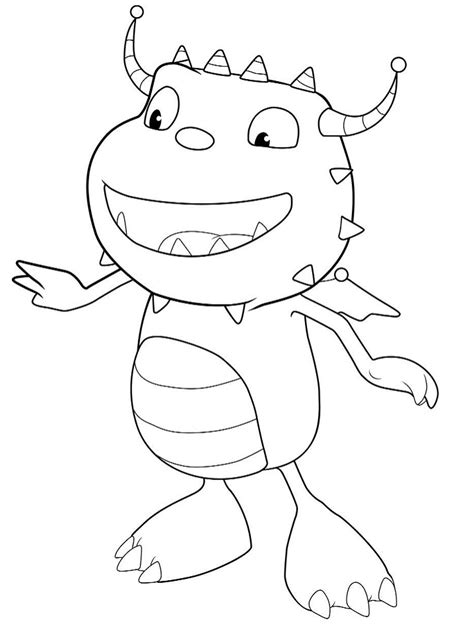 Henry Hugglemonster Coloring Pages - Free Printable Coloring Pages for Kids