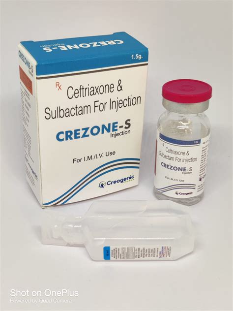 Ceftriaxone Sulbactam Injection | Works, Dosage & Details