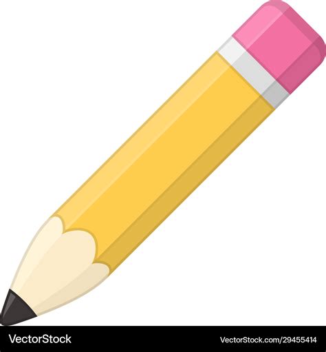 Cartoon pencil Royalty Free Vector Image - VectorStock