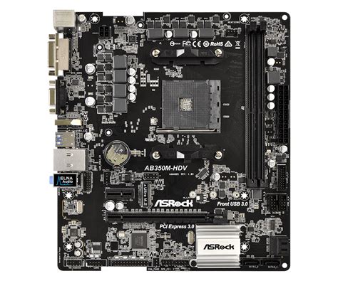 ASRock > AB350M-HDV