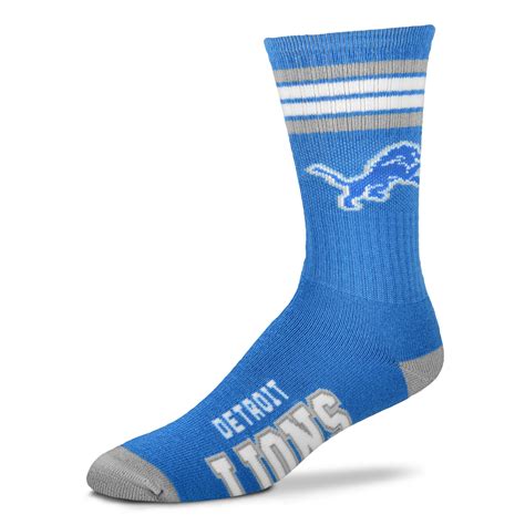 Detroit Lions Youth 4 Stripe Socks - Vintage Detroit Collection