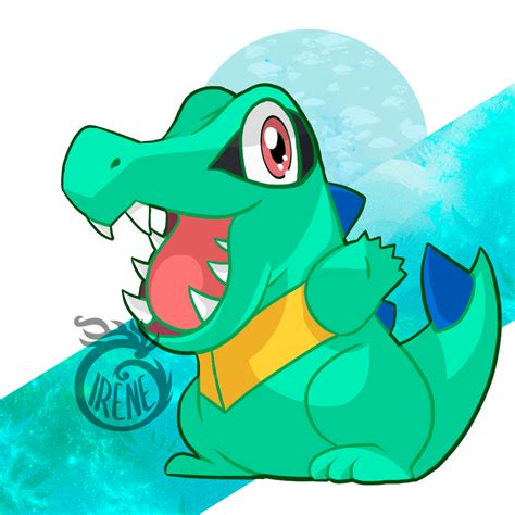 Pokemon shiny Totodile by CelestiallKirin on DeviantArt