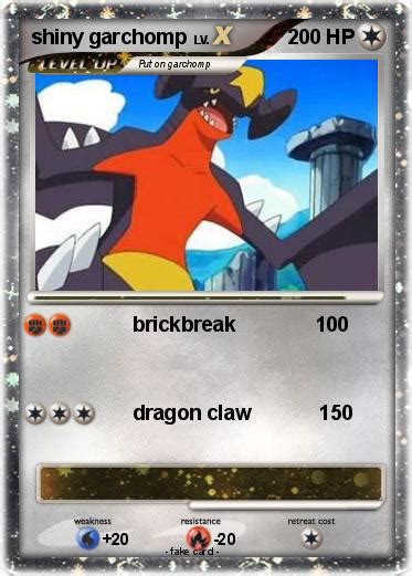 Pokémon shiny garchomp - brickbreak 100 - My Pokemon Card