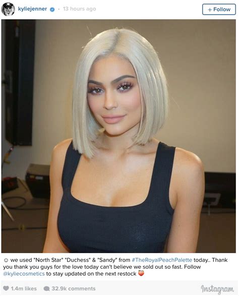 Kylie Jenner Has a New Platinum Blonde Bob, Making It 13 Total Days She ...