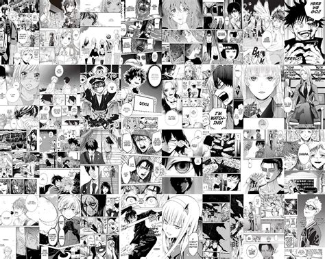 144 PCS Manga Panel Wall Collage Anime Wall Collage Kit | Etsy