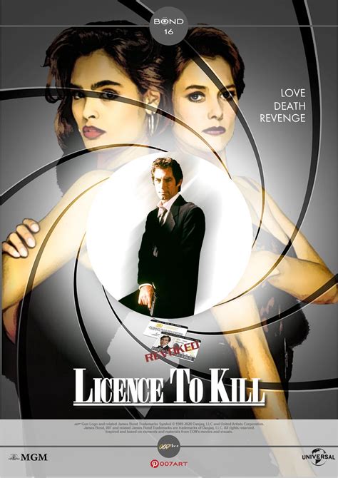 James Bond movies history: License To Kill teaser poster 2 | James bond movies, James bond ...