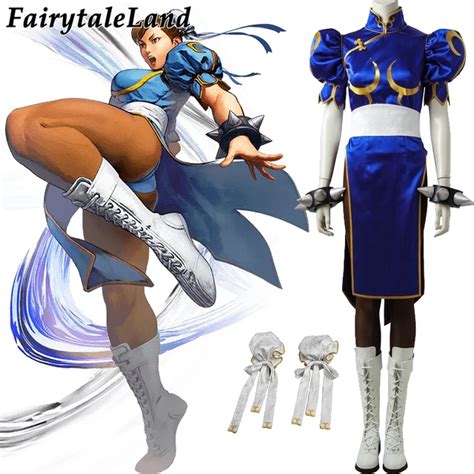 Aliexpress.com : Buy Street Fighter 5 Chun Li Cosplay Costume Carnival Halloween Costume Hot ...