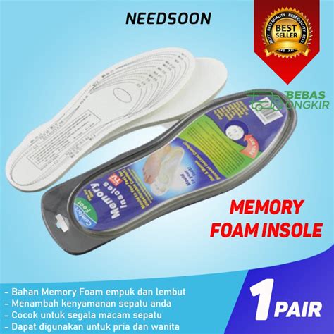 Jual Insole Sepatu Memory Foam Bantalan Alas Sepatu Shoe Pad Sneakers ...