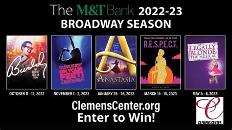 Clemens Center Broadway Series Giveaway | WETM - MyTwinTiers.com