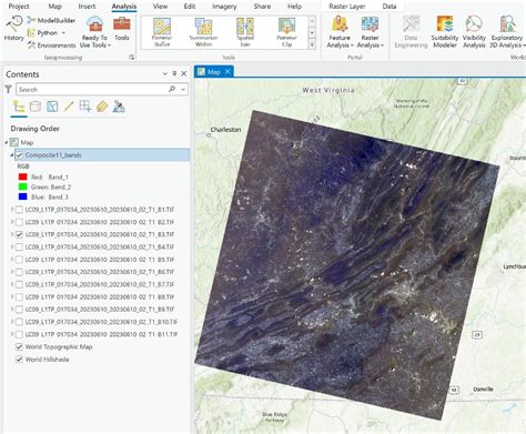 Chapter 14: Creating a Composite Image using Landsat 9 – Remote Sensing with ArcGIS Pro (second ...