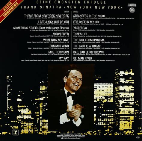 Frank Sinatra. New York New York – Bertelsmann Vinyl Collection