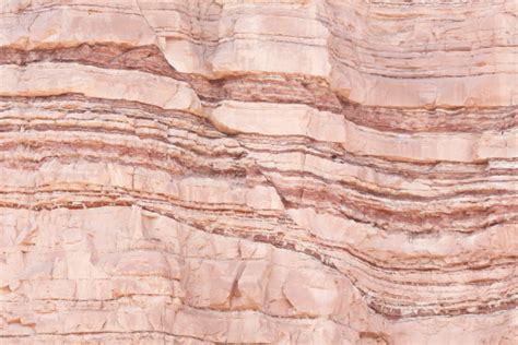 Fault In Sandstone Strata Deformation Stock Photo - Download Image Now - iStock