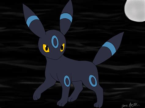 I drew this shiny Umbreon using a reference image from the Pokémon website. : r/pokemon