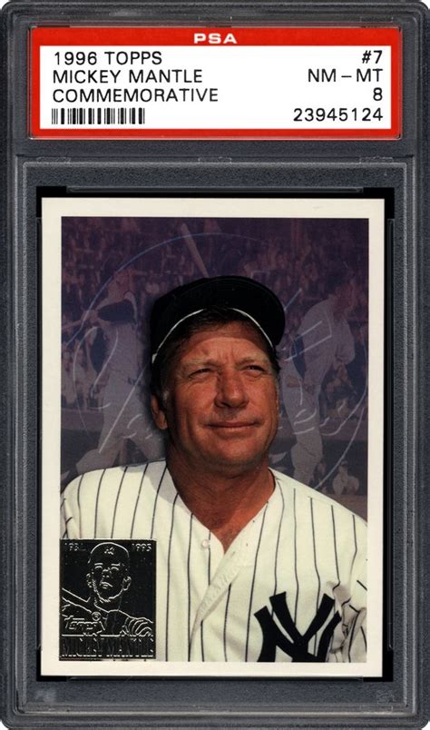 Baseball Cards - 1996 Topps Mickey Mantle Commemorative - Images | PSA ...