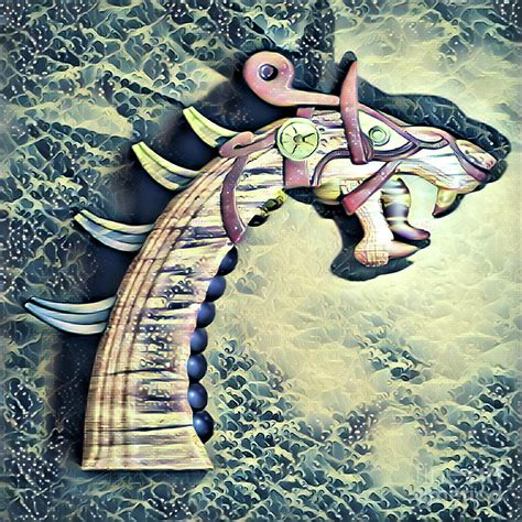 Dragon Longship Figurehead Digital Art by Oscar Gallegos - Fine Art America