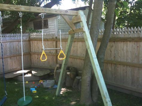 woodworking - Plans for building a simple swing set out of wood - Home Improvement Stack Exchange