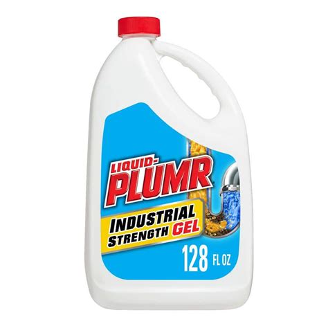 Liquid-Plumr 128 oz. Industrial Strength Gel Drain Cleaner and Drain ...