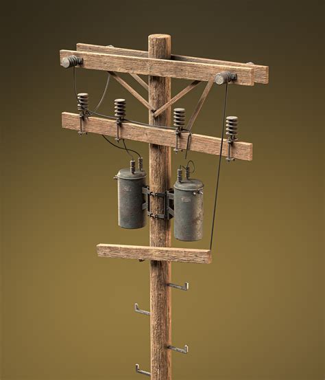 ArtStation - Utility Pole