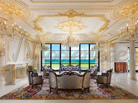 The royal style villa by best interior design company in Bahrain ⋆ Luxury Italian Classic Furniture