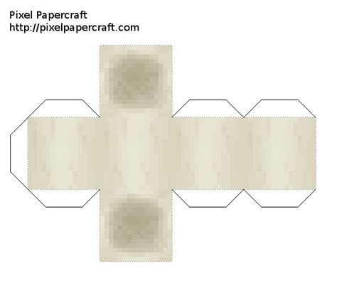 Papercraft Bone Block (Snapshot 16w20a) | Minecraft blocks, Minecraft printables, Paper crafts