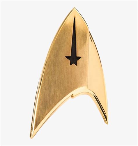 Star Trek Badge Png - Star Trek: Discovery Magnetic Insignia Badge, Command Transparent PNG ...