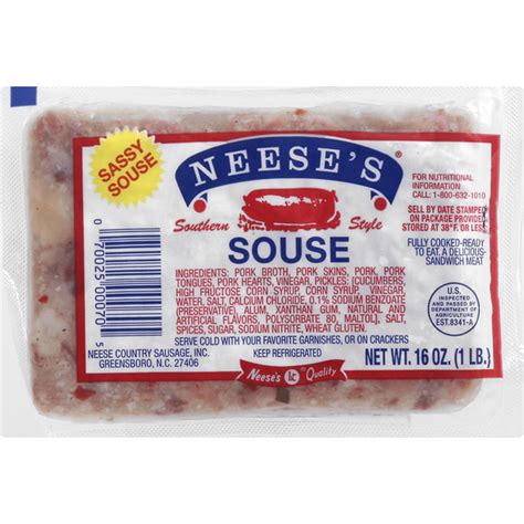 Neese's Souse Loaf (16 oz) Delivery or Pickup Near Me - Instacart