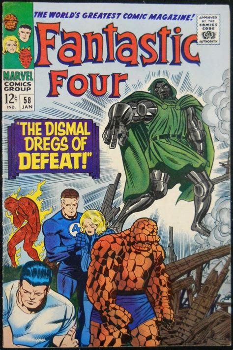 FANTASTIC FOUR #58 VF DOCTOR DOOM - Silver Age Comics