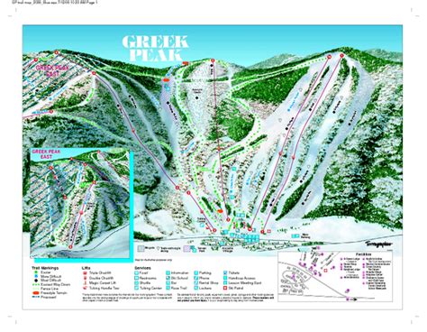 Greek Peak Ski Resort Ski Trail Map - New York United States • mappery