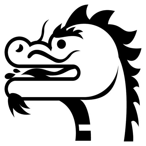 Dragon face emoji clipart. Free download transparent .PNG | Creazilla