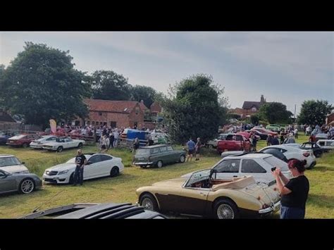 The dovecote inn car meet in laxton - YouTube