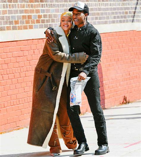 Rihanna and ASAP Rocky Cuddle Up While Filming in N.Y.C.