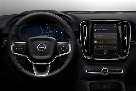 Volvo XC40 Electric Interior Revealed, Infotainment Runs on Android - autoevolution