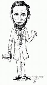 Abraham Lincoln Kid Coloring Page Pages sketch template
