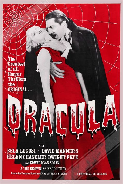 Dracula 1931 Poster Vintage Horror Movie Dracula Poster Film - Etsy ...