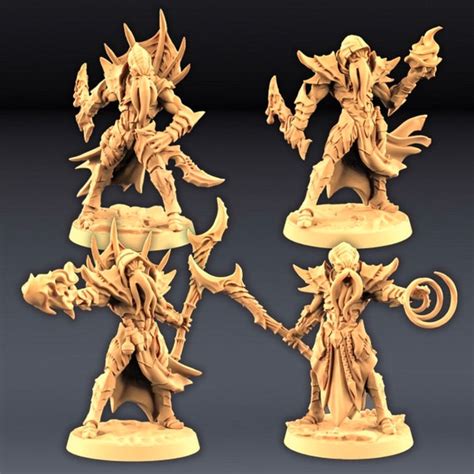 Mind Flayer Resin Miniature Dnd Miniatures Dungeons & - Etsy