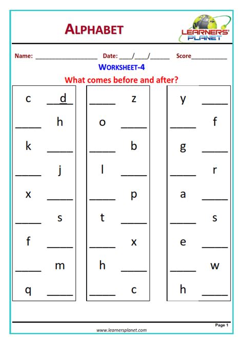 Alphabet matching worksheets for kindergarten pdf