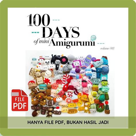 Jual 100 Hari membuat boneka amigurumi lucu Vol.3 | IBUK-EBOOK | AMIGURUMI CROCHET PATTERN PDF ...