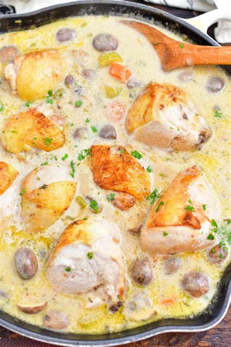 Chicken Fricassee - How To Make Classic French Chicken Fricassee