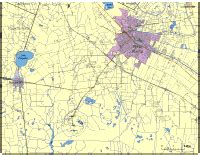 Editable New Iberia, LA City Map - Illustrator / PDF | Digital Vector Maps