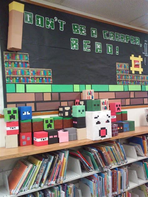 Image result for minecraft classroom decorations | Minecraft classroom ...