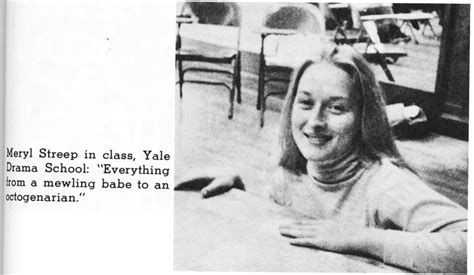 Meryl Streep - Yale Drama School yearbook photo, circa 1972. | Maryl ...