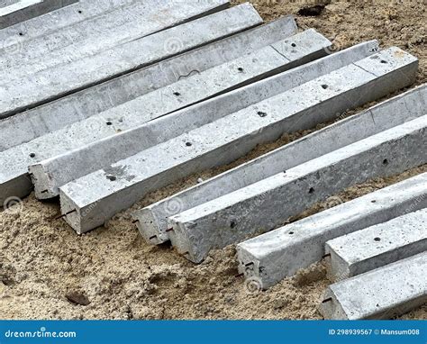 Concrete Foundation for Construction in the House Stock Image - Image of material, concrete ...