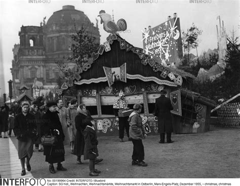 Christmas market, East Berlin, 1955