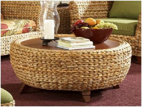 Best 10+ of Seagrass Coffee Table Round Ottoman