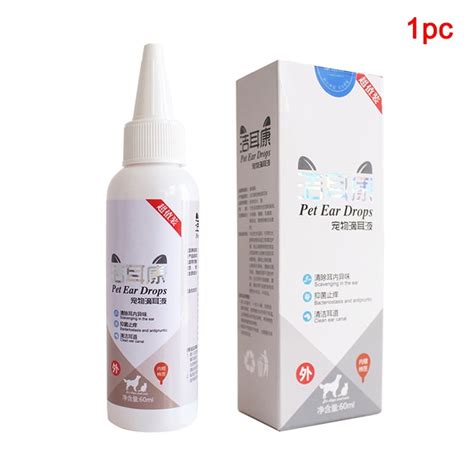 Buy Cats Dog Ear Cleaner Pet Ear Drops for Infections Control Yeast ...