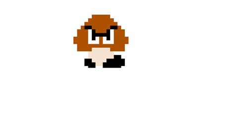 Editing Goomba PixelArt - Free online pixel art drawing tool - Pixilart