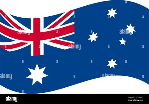 Australia flag, official colors and proportion correctly. National ...