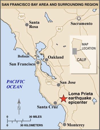 Loma-Prieta-Earthquake-map | TPG Online Daily